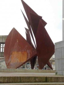 The Galway Hooker, Eyre Square, Galway City: by Éamonn O'Doherty