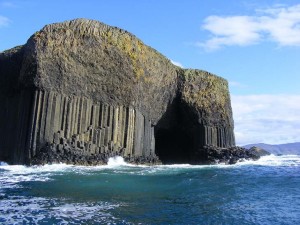 View of Fingal's Cave, Staffa, Scotland