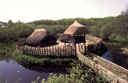 Crannog-Lake Dwelling-Bronze Age-Cragaunowen-Clare
