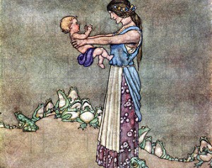 A Fairy Tale mother and baby