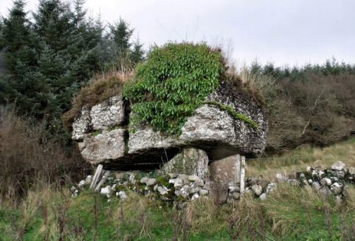 The Labby Rock in County Sligo: the traditional burial site of Nuada