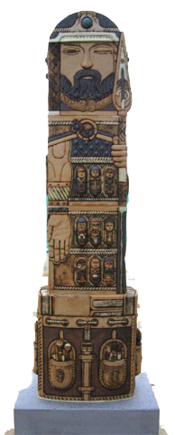 "Lugh, lord of all crafts" - a ceramic sculpture by Daniel Cullen "Lugh, lord of all crafts" - a ceramic sculpture by Daniel Cullen