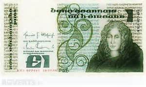 £1 -punt- note 1988