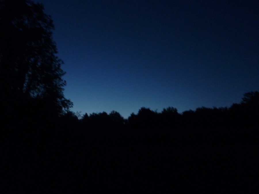 midsummer midnight in Leitrim looking north