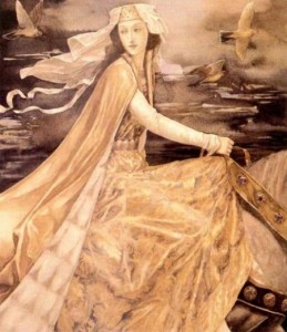 "Rhiannon", a painting  by Alan Lee