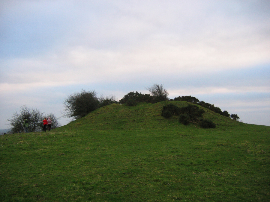 The cairn-mound at the top of Sheebeg